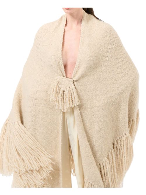 Scialle Manta CASHMERE CURLY -- DUNE DI SAMPIERI by 'Chiara is' CHIARA IS | SMAN004WSSAMPIERI SAND SND